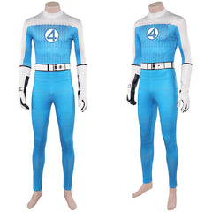 The Fantastic Four: First Steps(2025) Human Torch Combinaison Bleue Claire Cosplay Costume