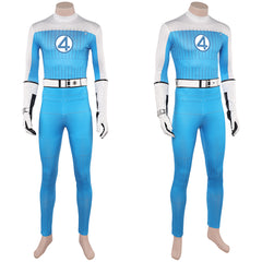 The Fantastic Four: First Steps(2025) Human Torch Combinaison Bleue Claire Cosplay Costume
