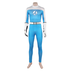 The Fantastic Four: First Steps(2025) Human Torch Combinaison Bleue Claire Cosplay Costume
