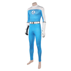 The Fantastic Four: First Steps(2025) Human Torch Combinaison Bleue Claire Cosplay Costume