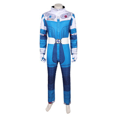 The Fantastic Four: First Steps(2025) Human Torch Combinaison Spatiale Bleu et Blanche Cosplay Costume