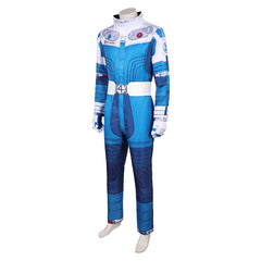 The Fantastic Four: First Steps(2025) Human Torch Combinaison Spatiale Bleu et Blanche Cosplay Costume
