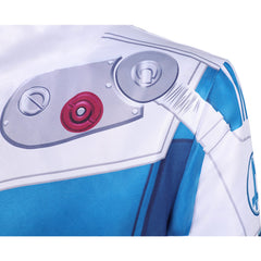 The Fantastic Four: First Steps(2025) Human Torch Combinaison Spatiale Bleu et Blanche Cosplay Costume