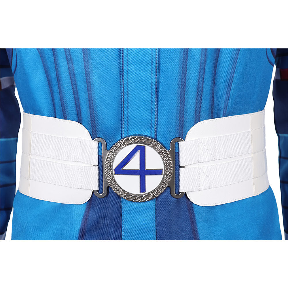 The Fantastic Four: First Steps(2025) Human Torch Combinaison Spatiale Bleu et Blanche Cosplay Costume
