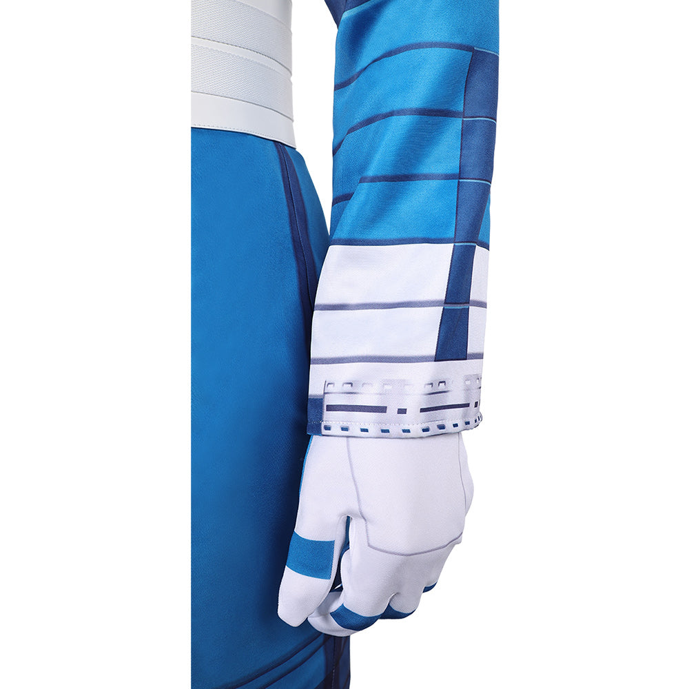 The Fantastic Four: First Steps(2025) Human Torch Combinaison Spatiale Bleu et Blanche Cosplay Costume