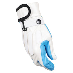 The Fantastic Four: First Steps(2025) Human Torch Gants Bleu et Blanche Cosplay Accessoire