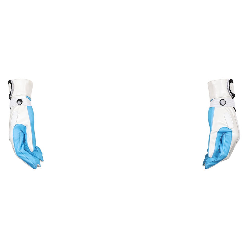 The Fantastic Four: First Steps(2025) Human Torch Gants Bleu et Blanche Cosplay Accessoire