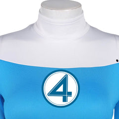 The Fantastic Four: First Steps(2025) Invisible Woman Combinaison Bleue Claire Cosplay Costume