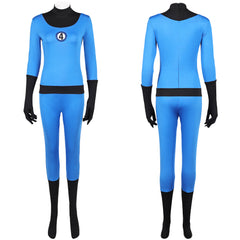 The Fantastic Four: First Steps(2025) Invisible Woman Combinaison Bleue et Noire Cosplay Costume