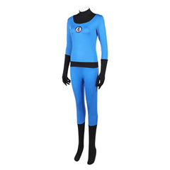 The Fantastic Four: First Steps(2025) Invisible Woman Combinaison Bleue et Noire Cosplay Costume
