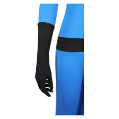 The Fantastic Four: First Steps(2025) Invisible Woman Combinaison Bleue et Noire Cosplay Costume