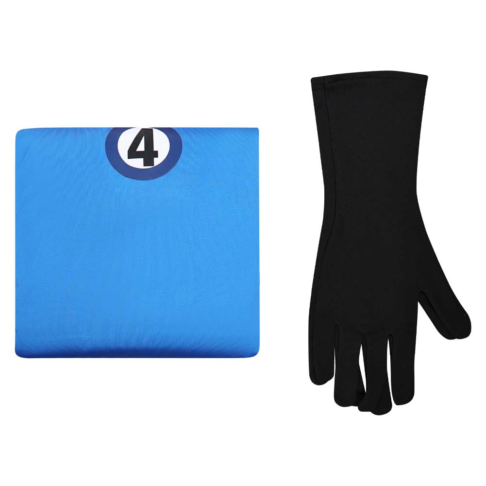 The Fantastic Four: First Steps(2025) Invisible Woman Combinaison Bleue et Noire Cosplay Costume