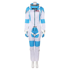 The Fantastic Four: First Steps(2025) Invisible Woman Combinaison Spatiale Bleu et Blanche Cosplay Costume