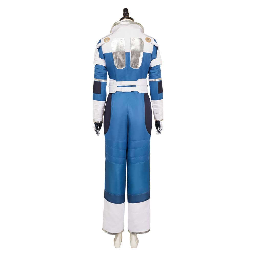 The Fantastic Four: First Steps(2025) Invisible Woman Combinaison Spatiale Bleu et Blanche Cosplay Costume