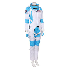 The Fantastic Four: First Steps(2025) Invisible Woman Combinaison Spatiale Bleu et Blanche Cosplay Costume