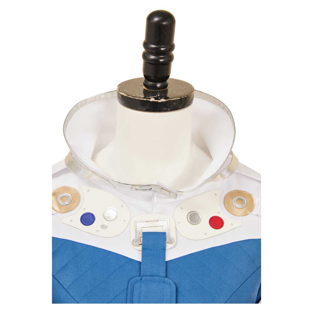 The Fantastic Four: First Steps(2025) Invisible Woman Combinaison Spatiale Bleu et Blanche Cosplay Costume