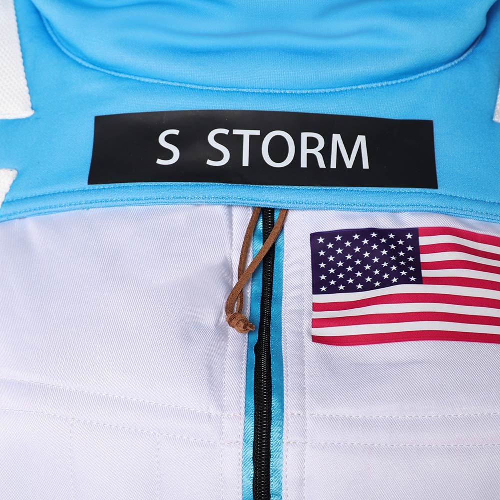 The Fantastic Four: First Steps(2025) Invisible Woman Combinaison Spatiale Bleu et Blanche Cosplay Costume