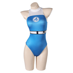 The Fantastic Four: First Steps(2025) Invisible Woman Sue Storm Maillot de Bain One Piece Cosplay Costume