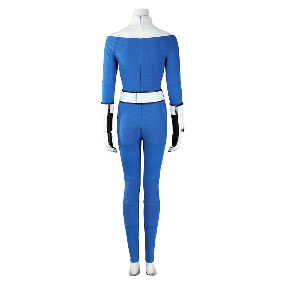 The Fantastic Four: First Steps(2025) Invisible Woman Susan Storm Combinaison Bleue Cosplay Costume