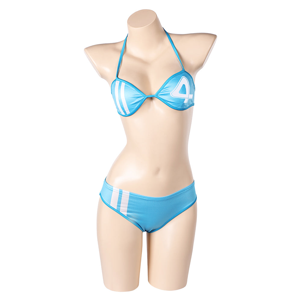 The Fantastic Four: First Steps(2025) Invisible Woman Susan Storm Maillot de Bain Bikini Cosplay Costume