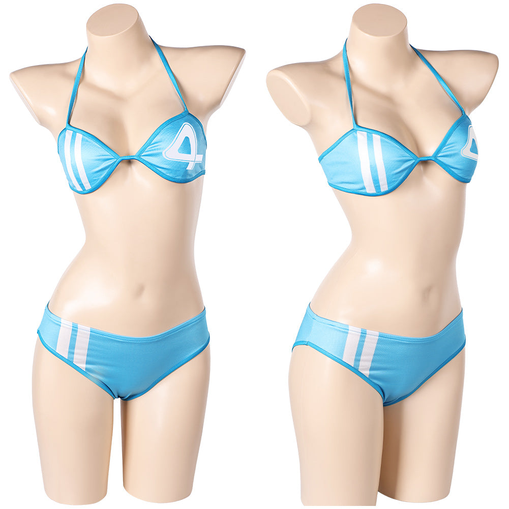 The Fantastic Four: First Steps(2025) Invisible Woman Susan Storm Maillot de Bain Bikini Cosplay Costume