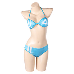 The Fantastic Four: First Steps(2025) Invisible Woman Susan Storm Maillot de Bain Bikini Cosplay Costume