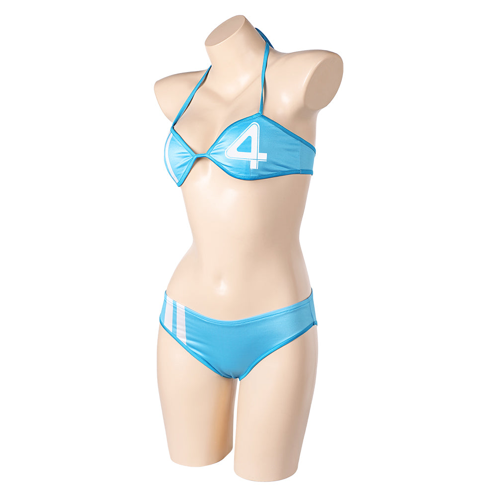 The Fantastic Four: First Steps(2025) Invisible Woman Susan Storm Maillot de Bain Bikini Cosplay Costume