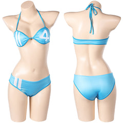 The Fantastic Four: First Steps(2025) Invisible Woman Susan Storm Maillot de Bain Bikini Cosplay Costume