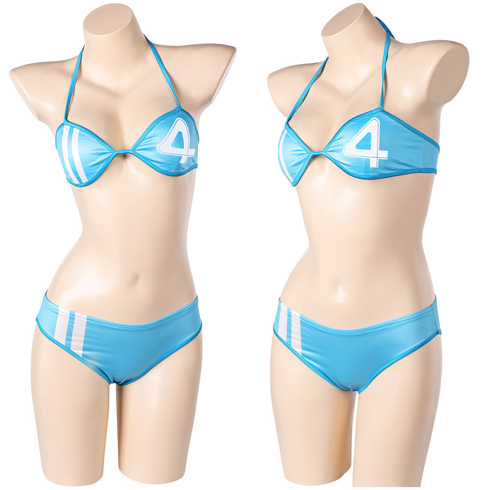 The Fantastic Four: First Steps(2025) Invisible Woman Susan Storm Maillot de Bain Bikini Cosplay Costume