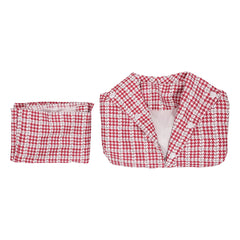 The Fantastic Four: First Steps(2025) Invisible Woman Tenue à Carreaux Rouge et Blanc Cosplay Costume