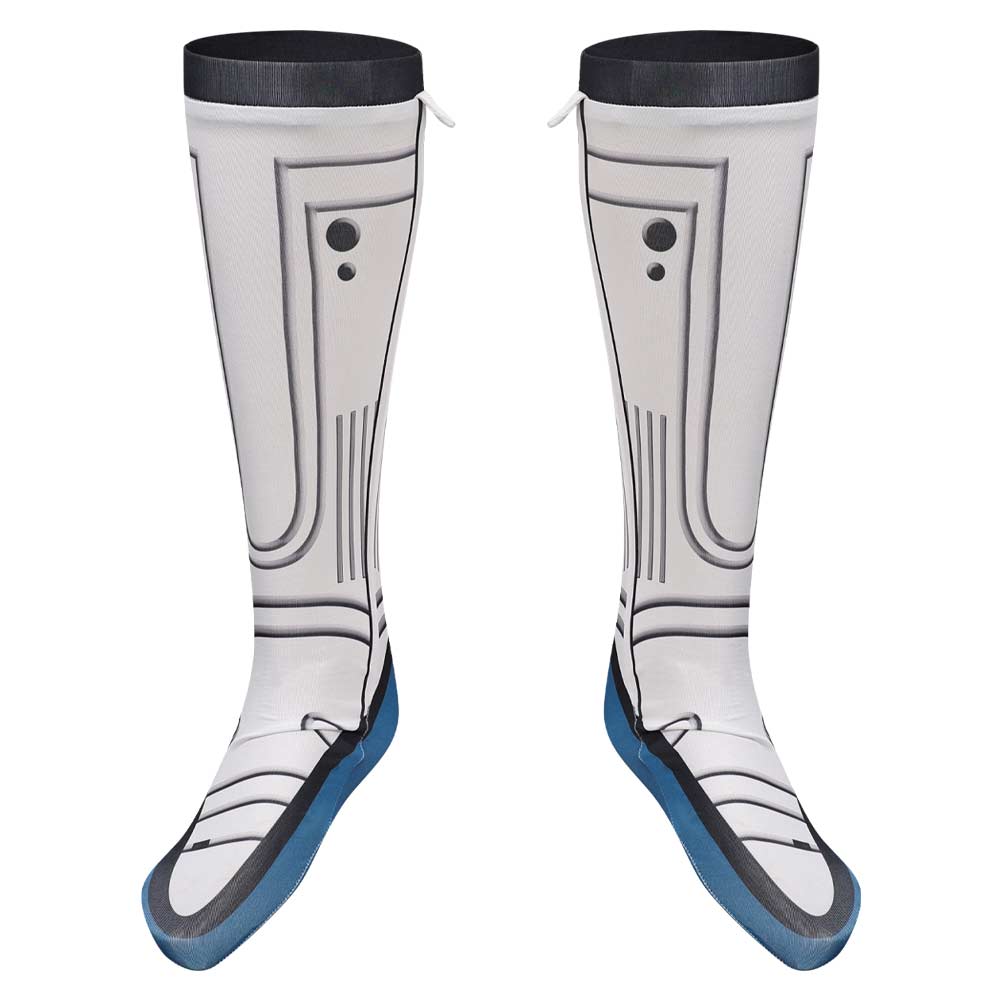 The Fantastic Four: First Steps(2025) Mister Fantastic Chaussettes Blanches Cosplay Costume