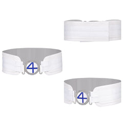 The Fantastic Four: First Steps(2025) Mr. Fantastic Ceinture Blanche Cosplay Accessoire
