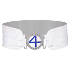 The Fantastic Four: First Steps(2025) Mr. Fantastic Ceinture Blanche Cosplay Accessoire