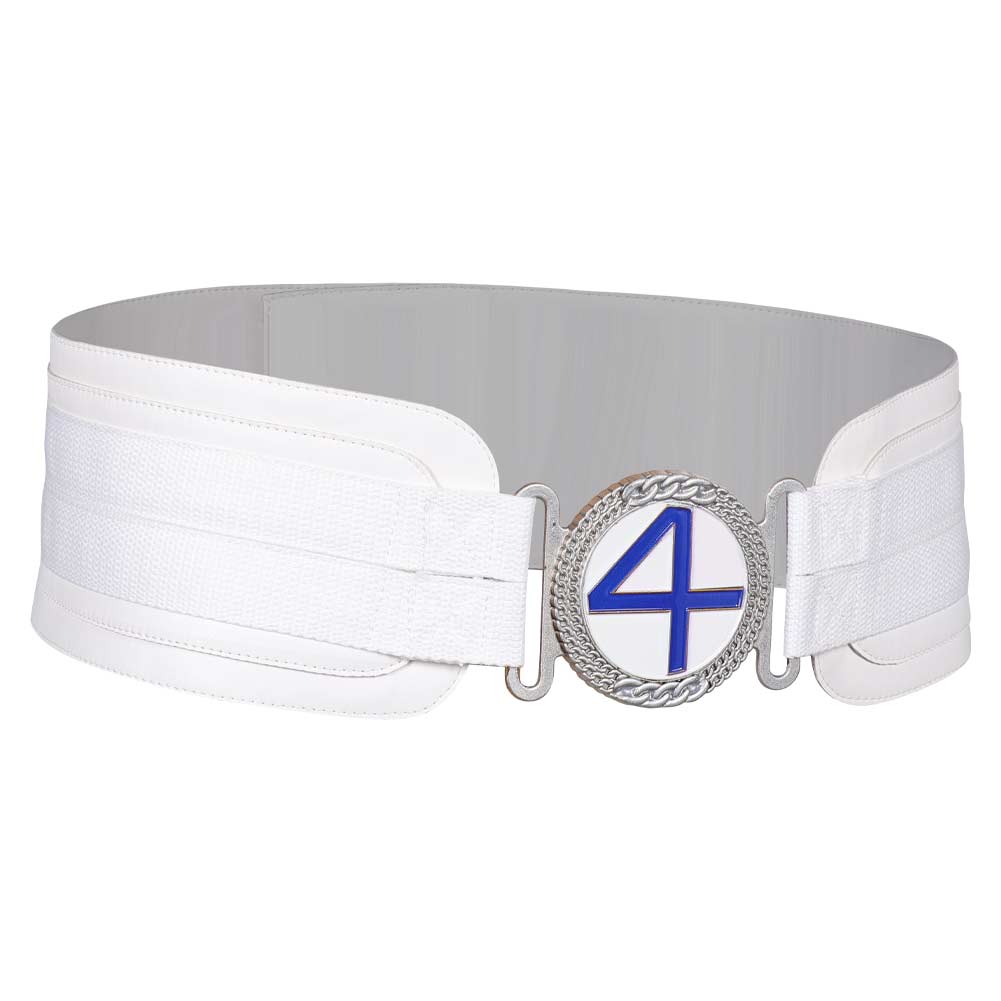 The Fantastic Four: First Steps(2025) Mr. Fantastic Ceinture Blanche Cosplay Accessoire
