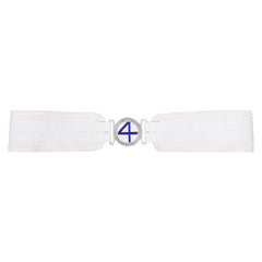 The Fantastic Four: First Steps(2025) Mr. Fantastic Ceinture Blanche Cosplay Accessoire