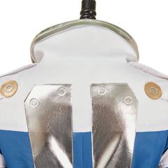 The Fantastic Four: First Steps(2025) Mr. Fantastic Combinaison Spatiale Bleue et Blanche Cosplay Costume