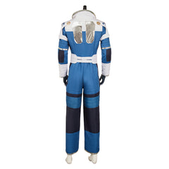 The Fantastic Four: First Steps(2025) Mr. Fantastic Combinaison Spatiale Bleue et Blanche Cosplay Costume