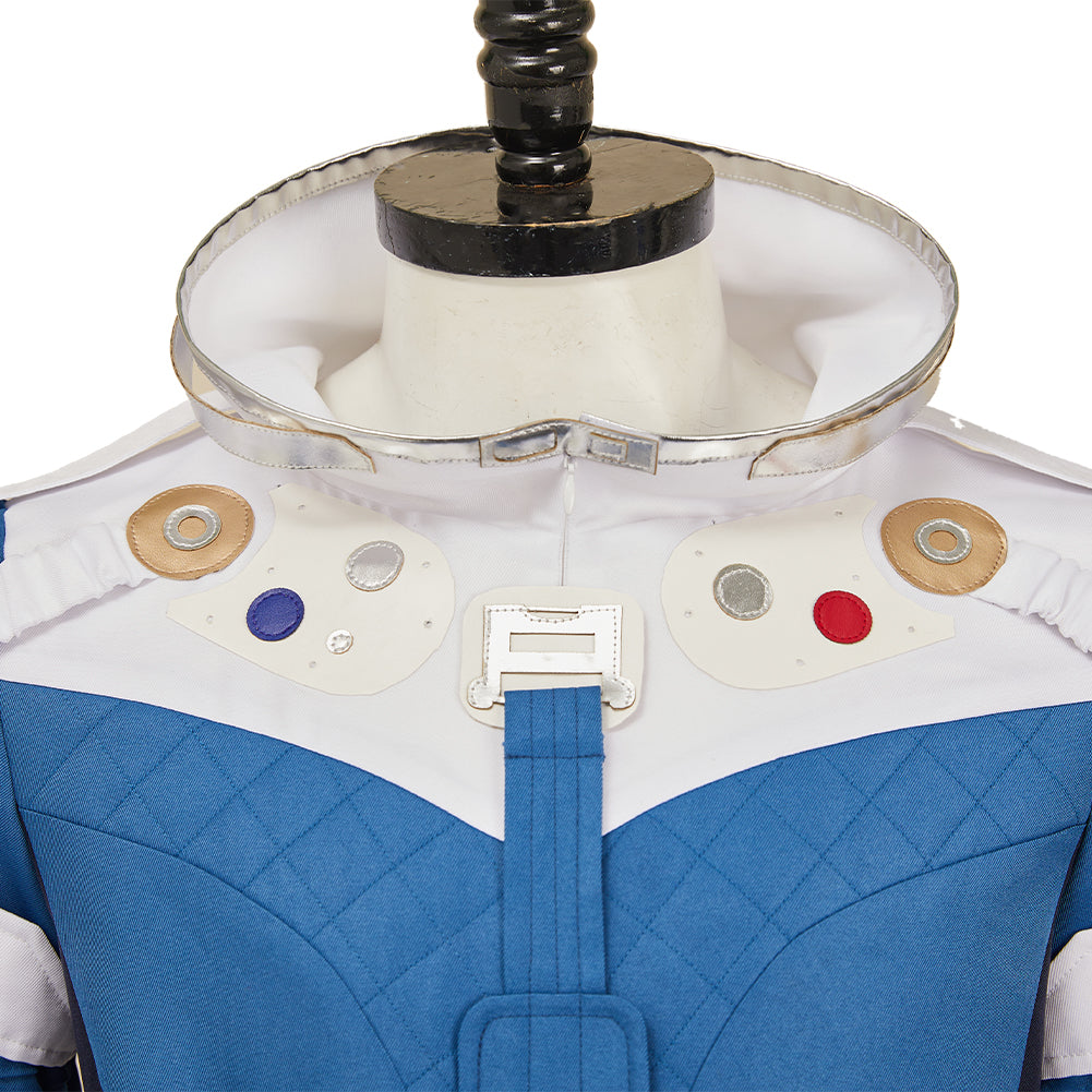 The Fantastic Four: First Steps(2025) Mr. Fantastic Combinaison Spatiale Bleue et Blanche Cosplay Costume