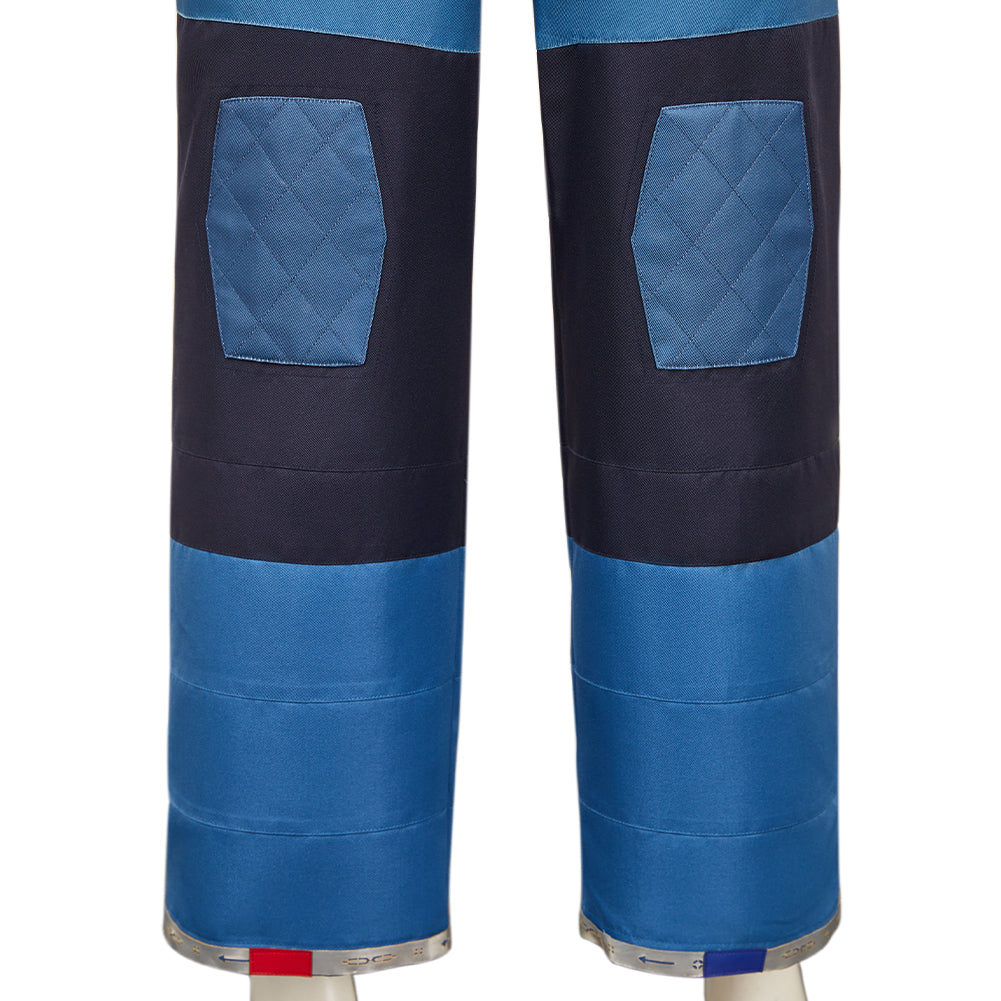 The Fantastic Four: First Steps(2025) Mr. Fantastic Combinaison Spatiale Bleue et Blanche Cosplay Costume