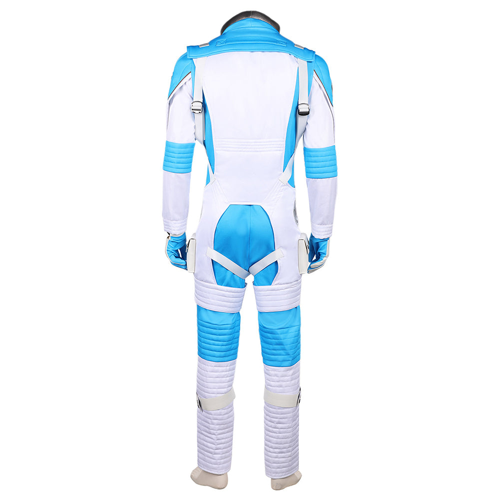 The Fantastic Four: First Steps(2025) Reed Richards Combinaison Spatiale Bleu et Blanche Cosplay Costume
