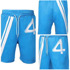 The Fantastic Four: First Steps(2025) Reed Richards Slip de Bain Bleu Cosplay Costume