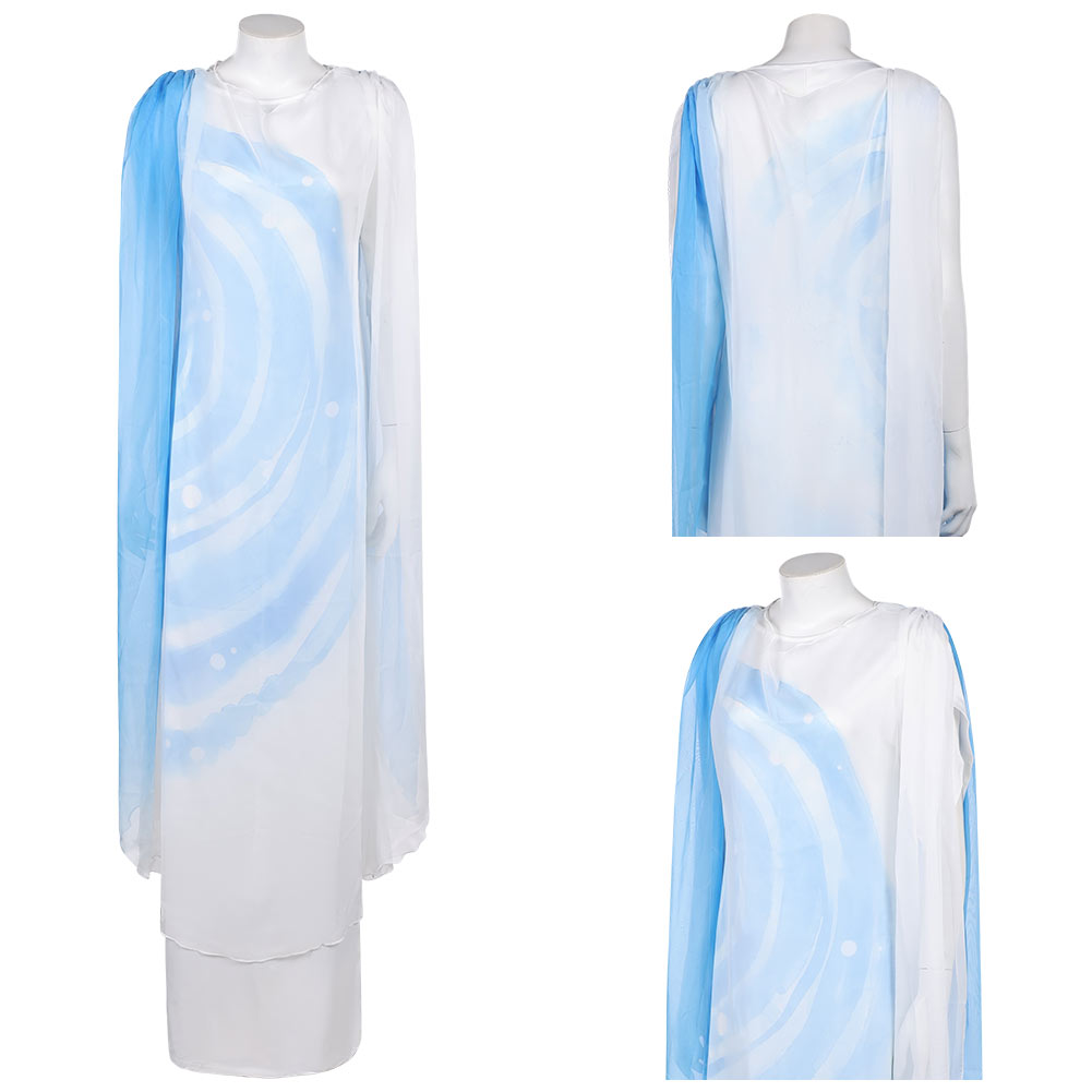 The Fantastic Four: First Steps(2025) Shalla-Bal Robe Bleue Cosplay Costume