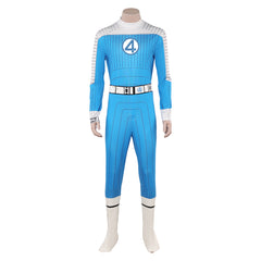 The Fantastic Four: First Steps(2025) The Thing Combinaison Bleue Claire Cosplay Costume