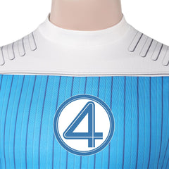The Fantastic Four: First Steps(2025) The Thing Combinaison Bleue Claire Cosplay Costume