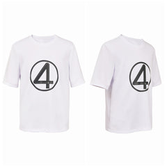 The Fantastic Four: First Steps(2025) The Thing T-shirt Blanc Cosplay Costume
