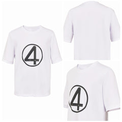 The Fantastic Four: First Steps(2025) The Thing T-shirt Blanc Cosplay Costume