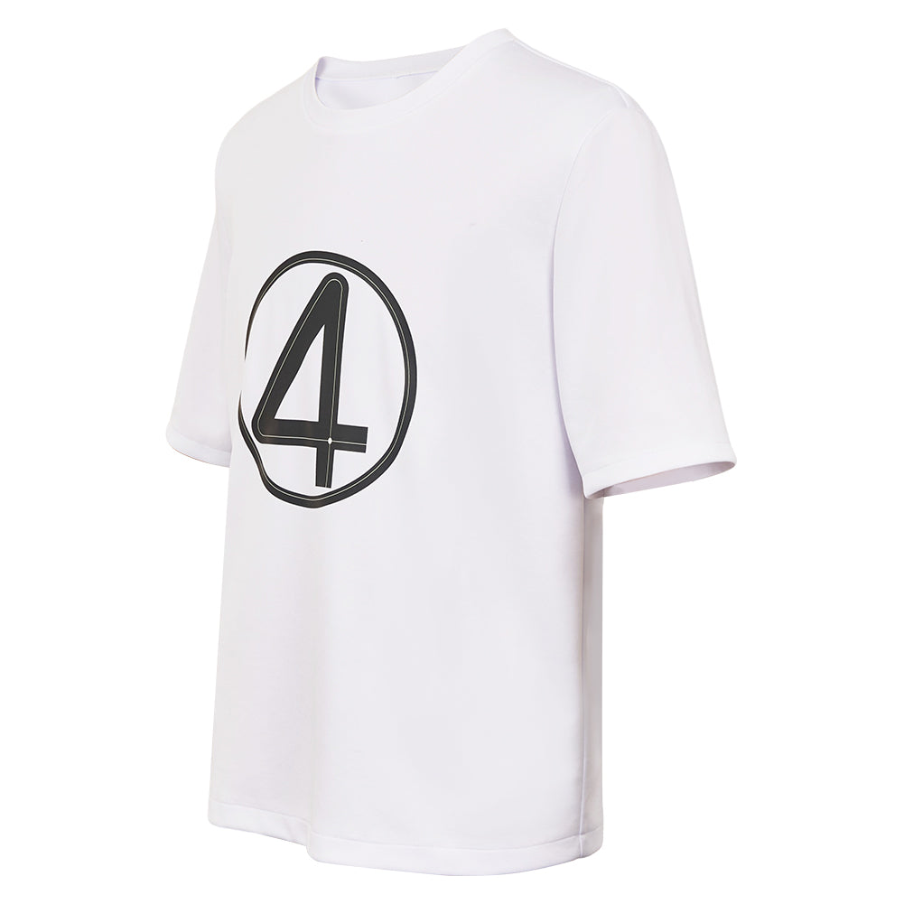The Fantastic Four: First Steps(2025) The Thing T-shirt Blanc Cosplay Costume