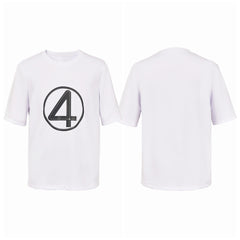 The Fantastic Four: First Steps(2025) The Thing T-shirt Blanc Cosplay Costume