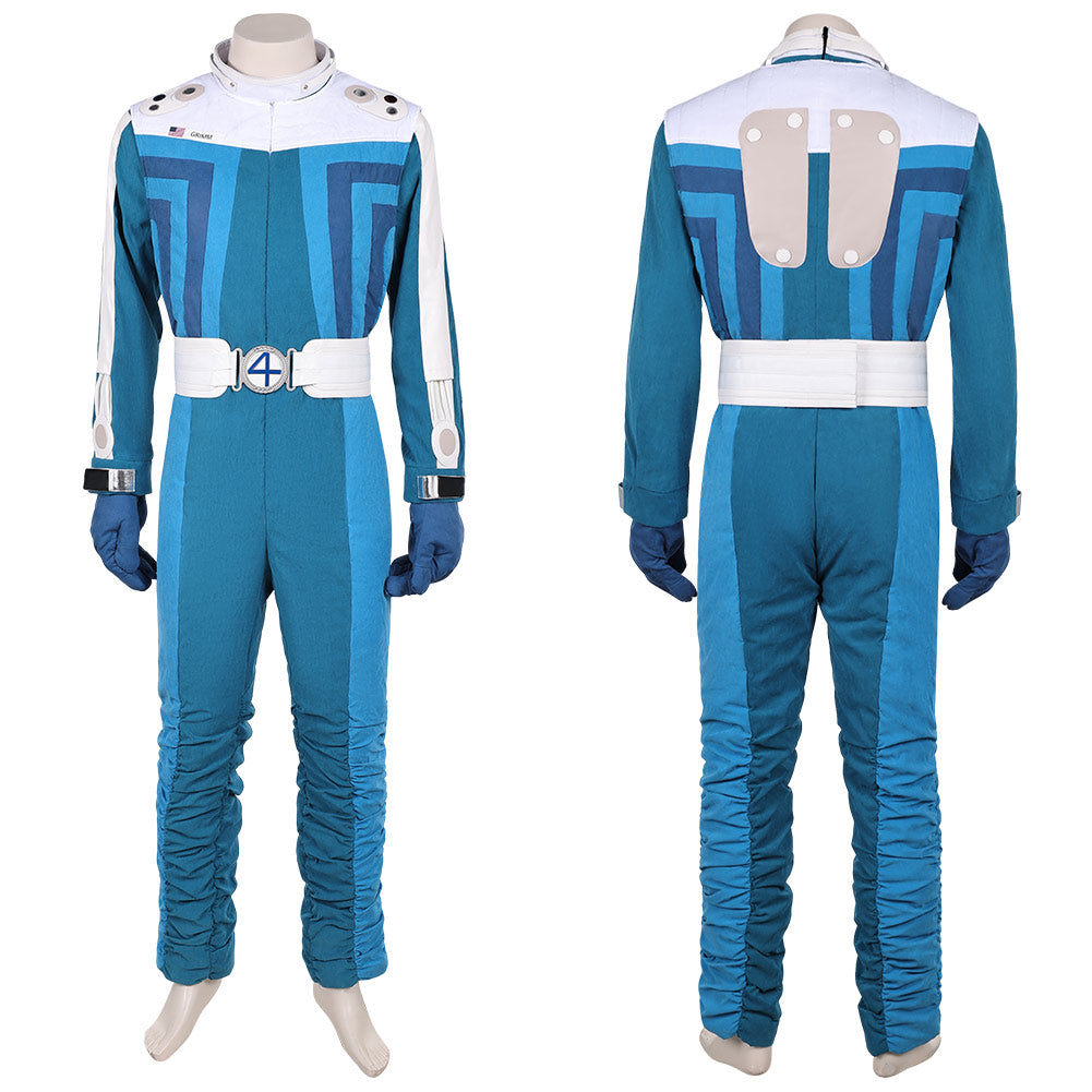 The Fantastic Four: First Steps(2025) The Thing Tenue Bleue et Blanche Cosplay Costume
