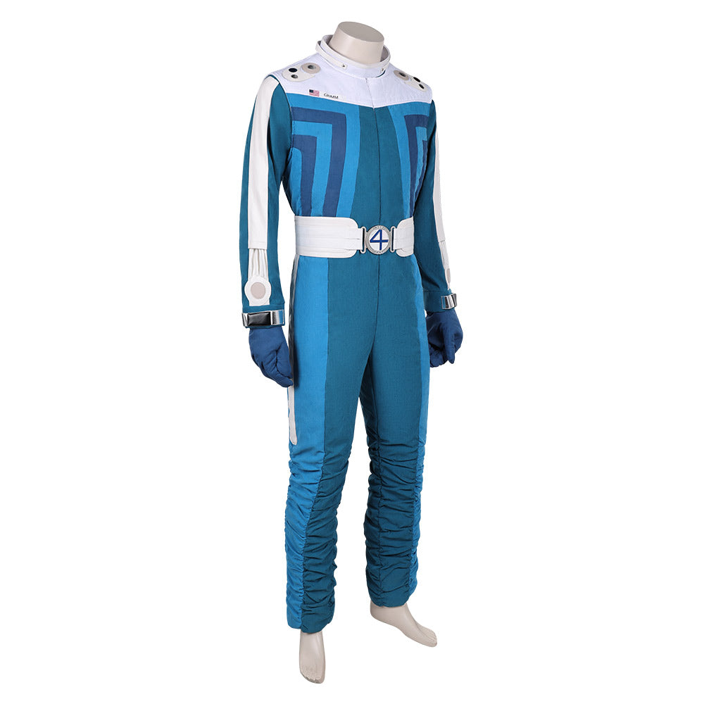 The Fantastic Four: First Steps(2025) The Thing Tenue Bleue et Blanche Cosplay Costume